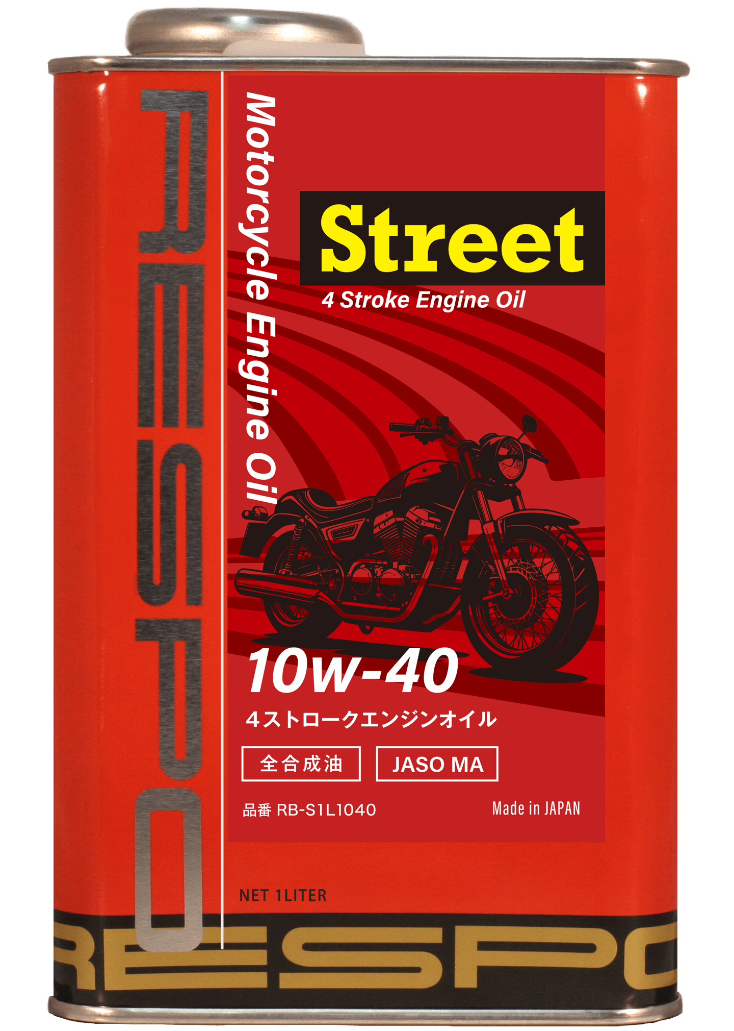 RESPO バイク用エンジンオイル Street 10W40